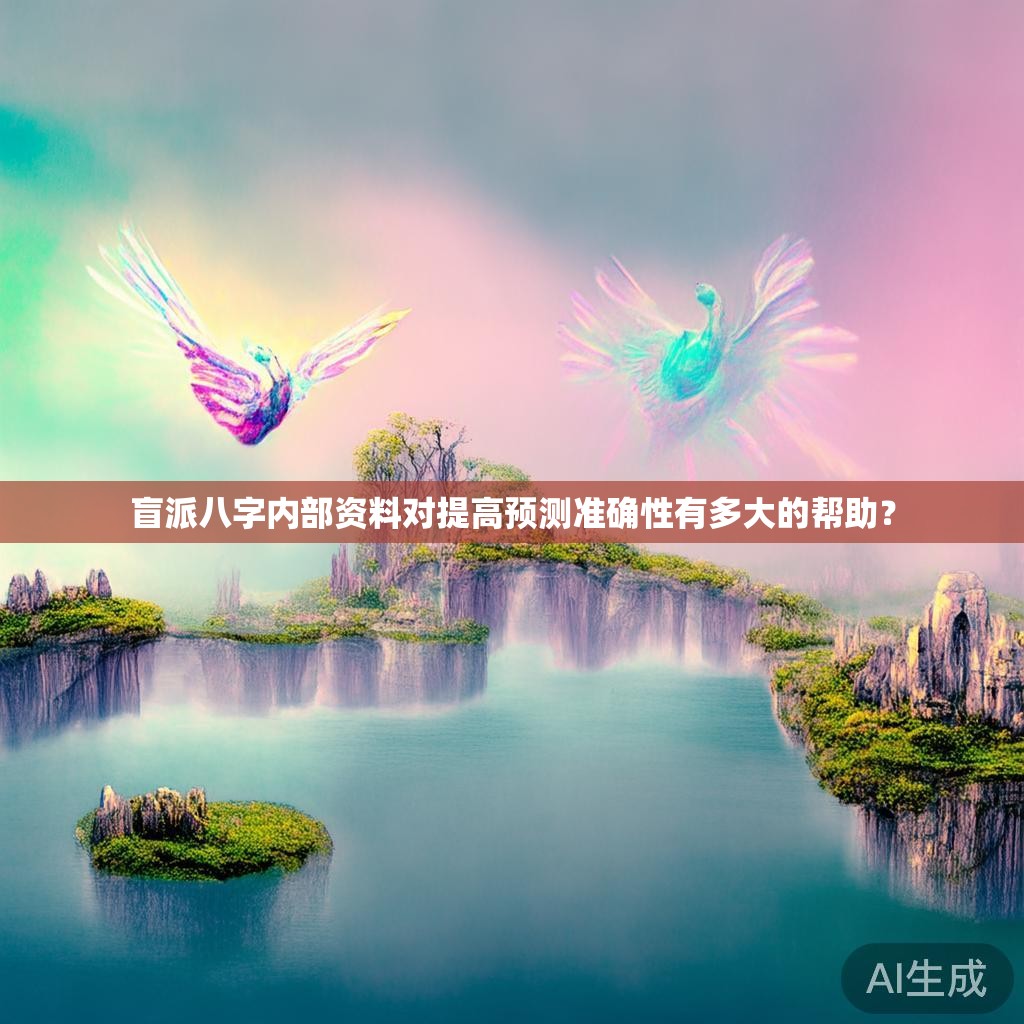 盲派八字内部资料对提高预测准确性有多大的帮助？