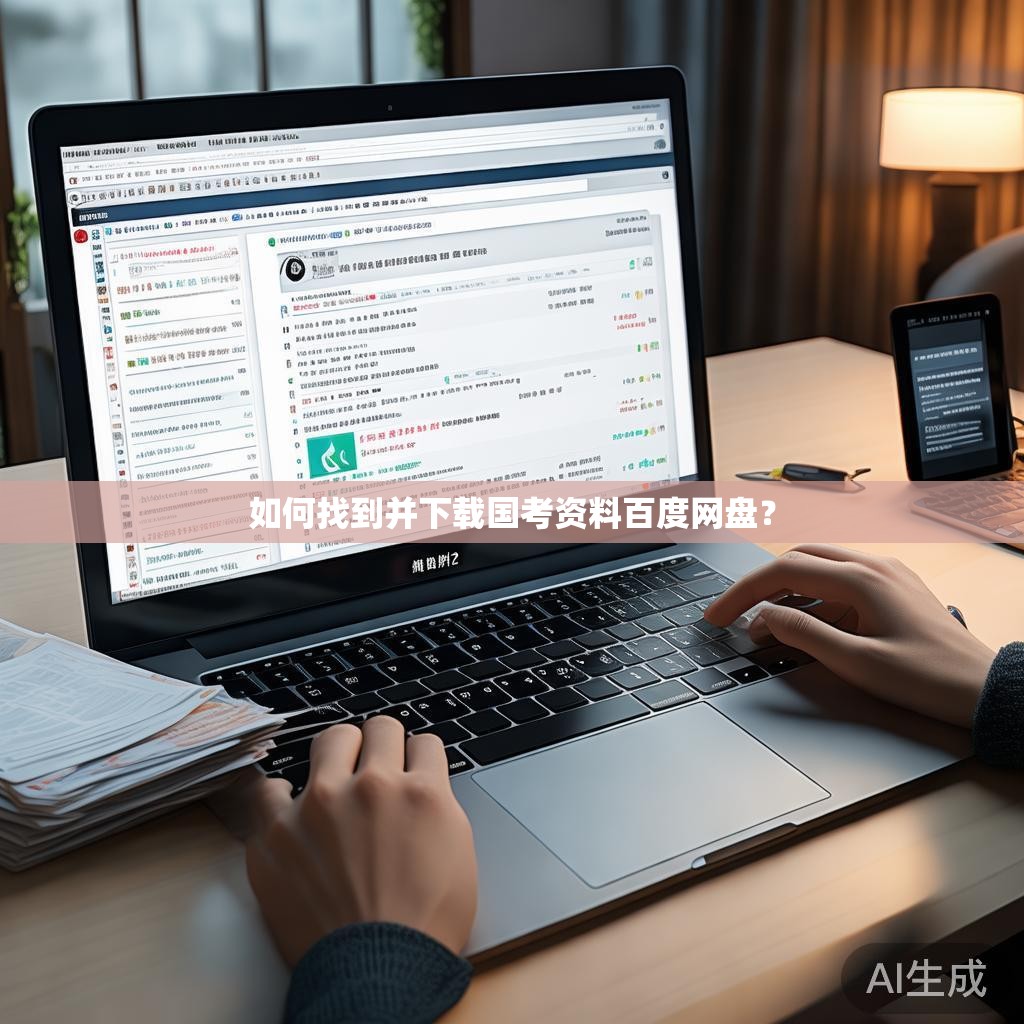 如何找到并下载国考资料百度网盘？