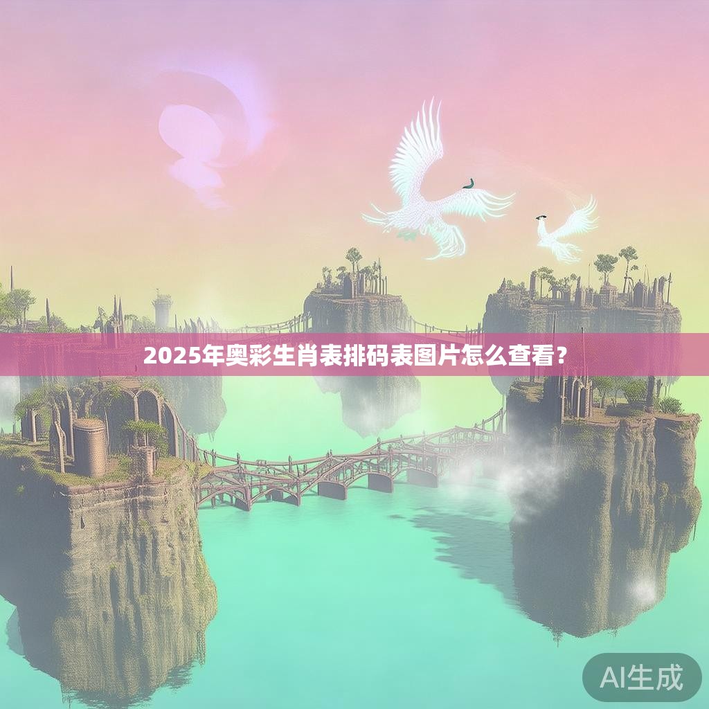 2025年奥彩生肖表排码表图片怎么查看？
