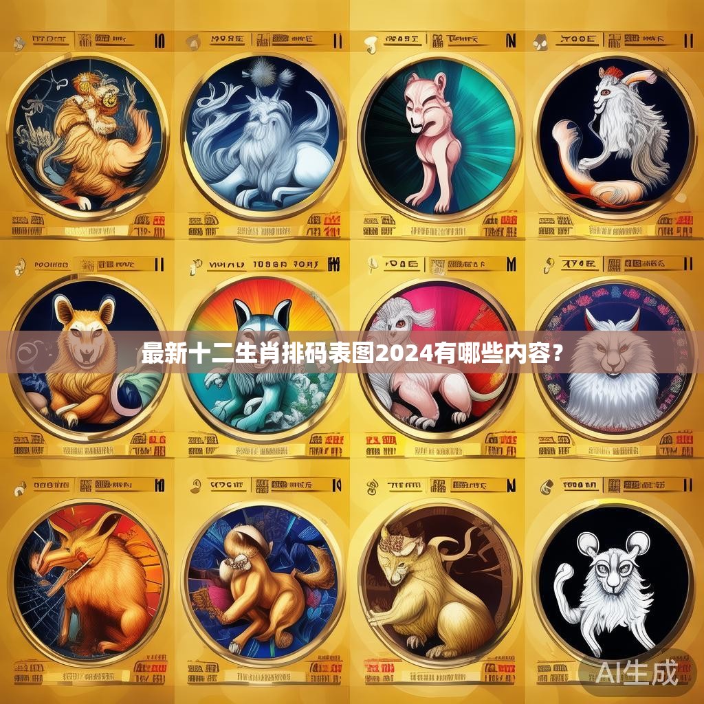 最新十二生肖排码表图2024有哪些内容？