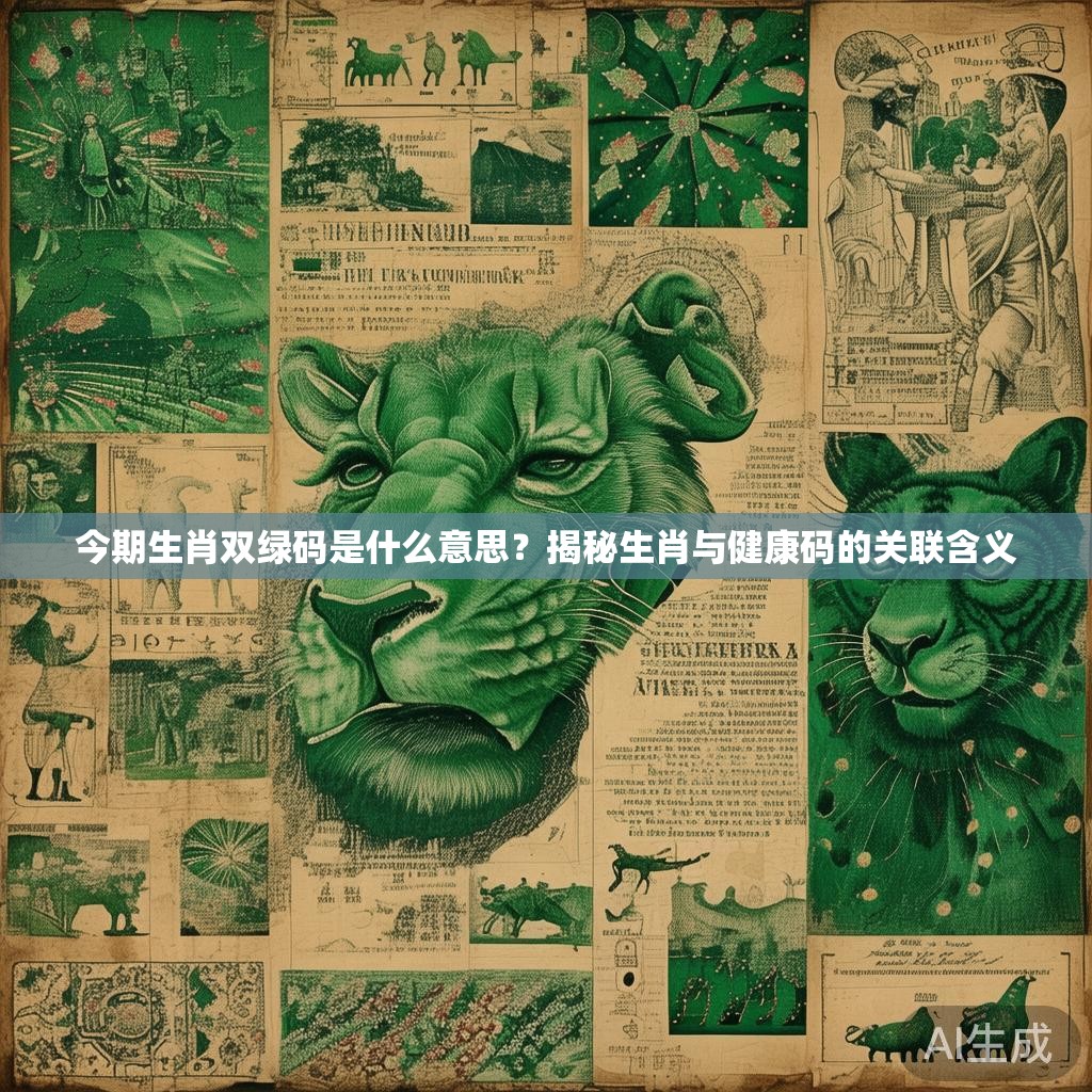 今期生肖双绿码是什么意思？揭秘生肖与健康码的关联含义