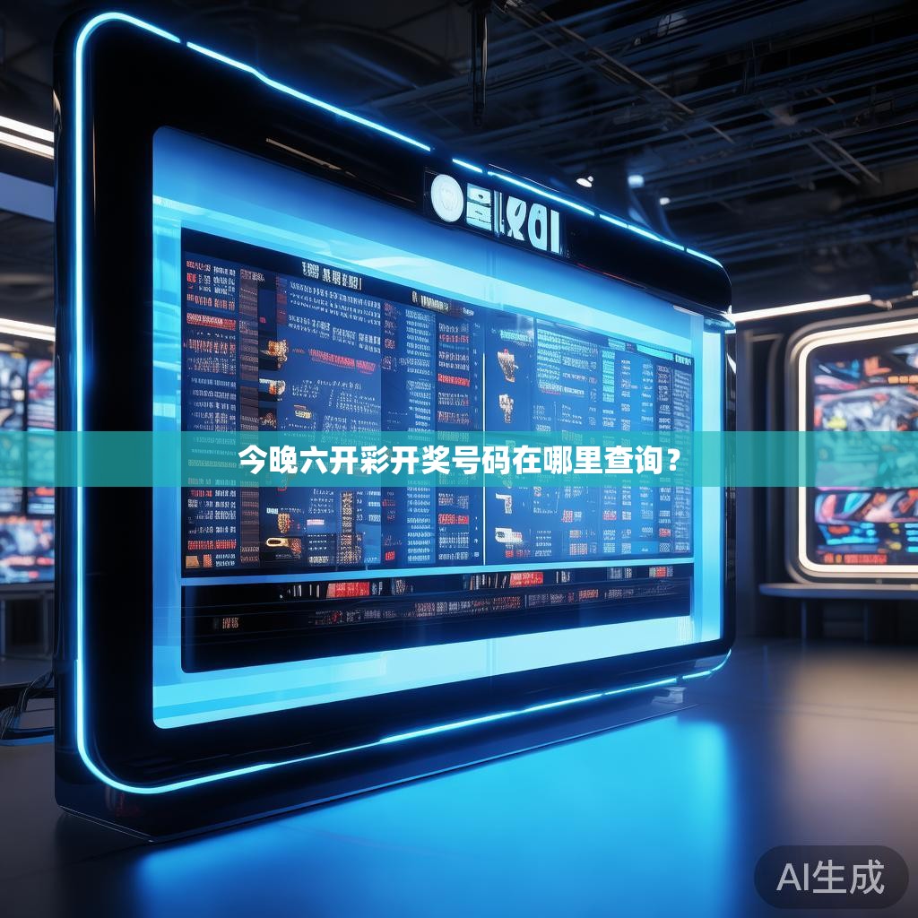 今晚六开彩开奖号码在哪里查询？