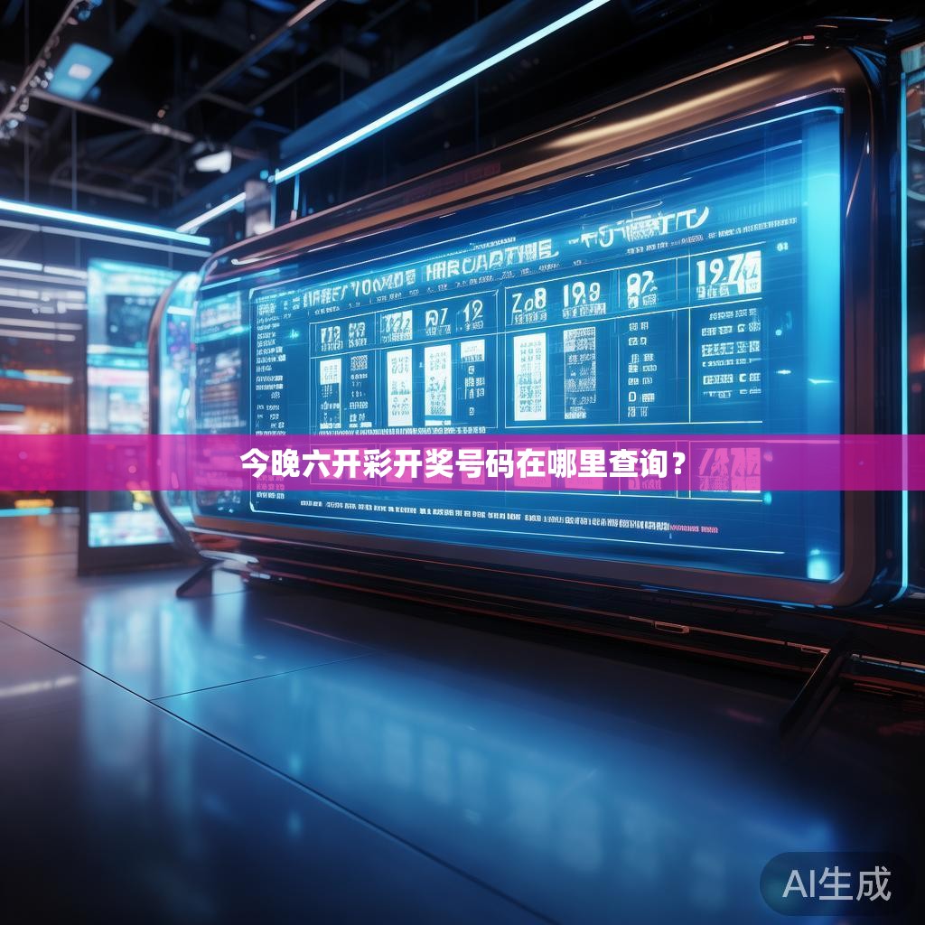 今晚六开彩开奖号码在哪里查询？