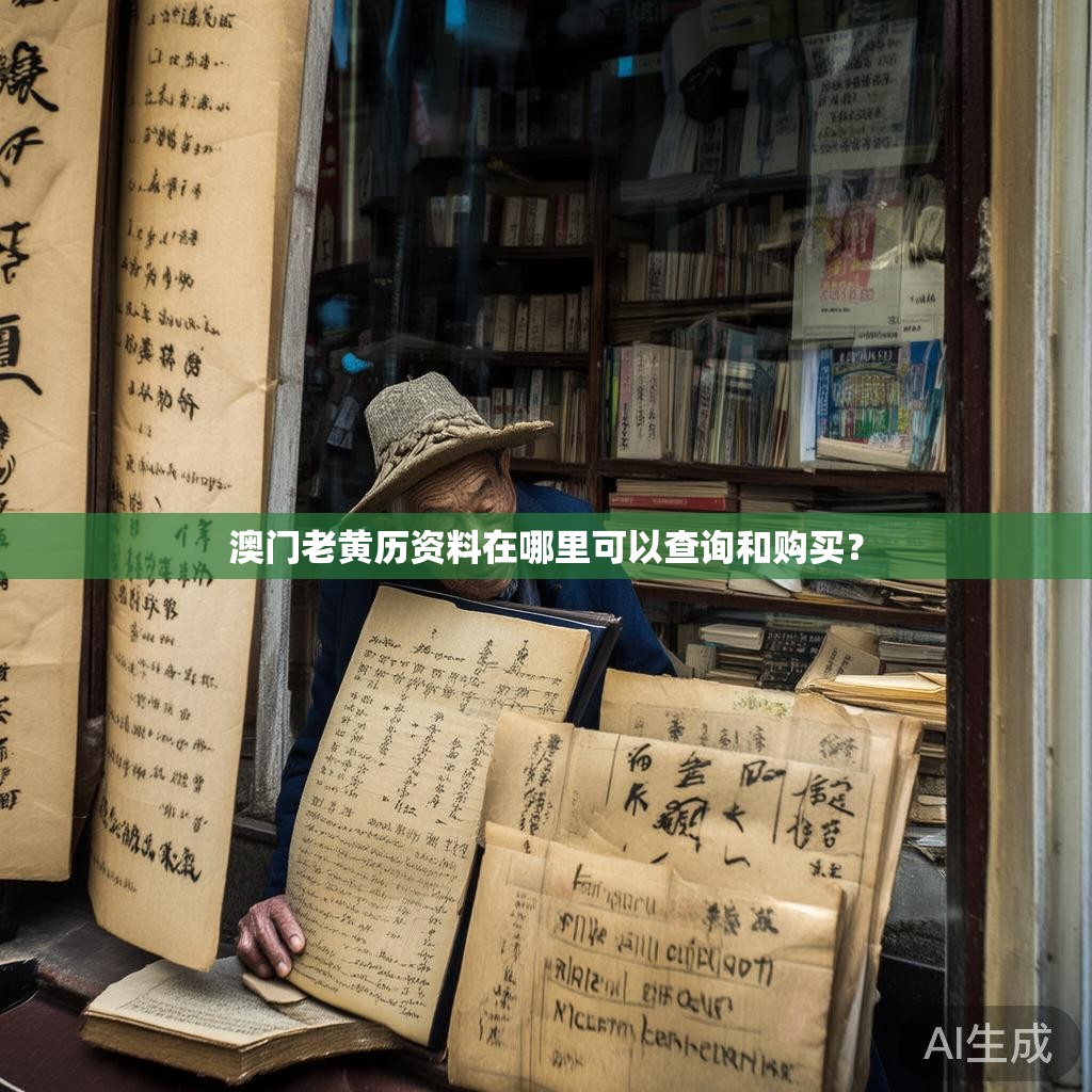 澳门老黄历资料在哪里可以查询和购买？