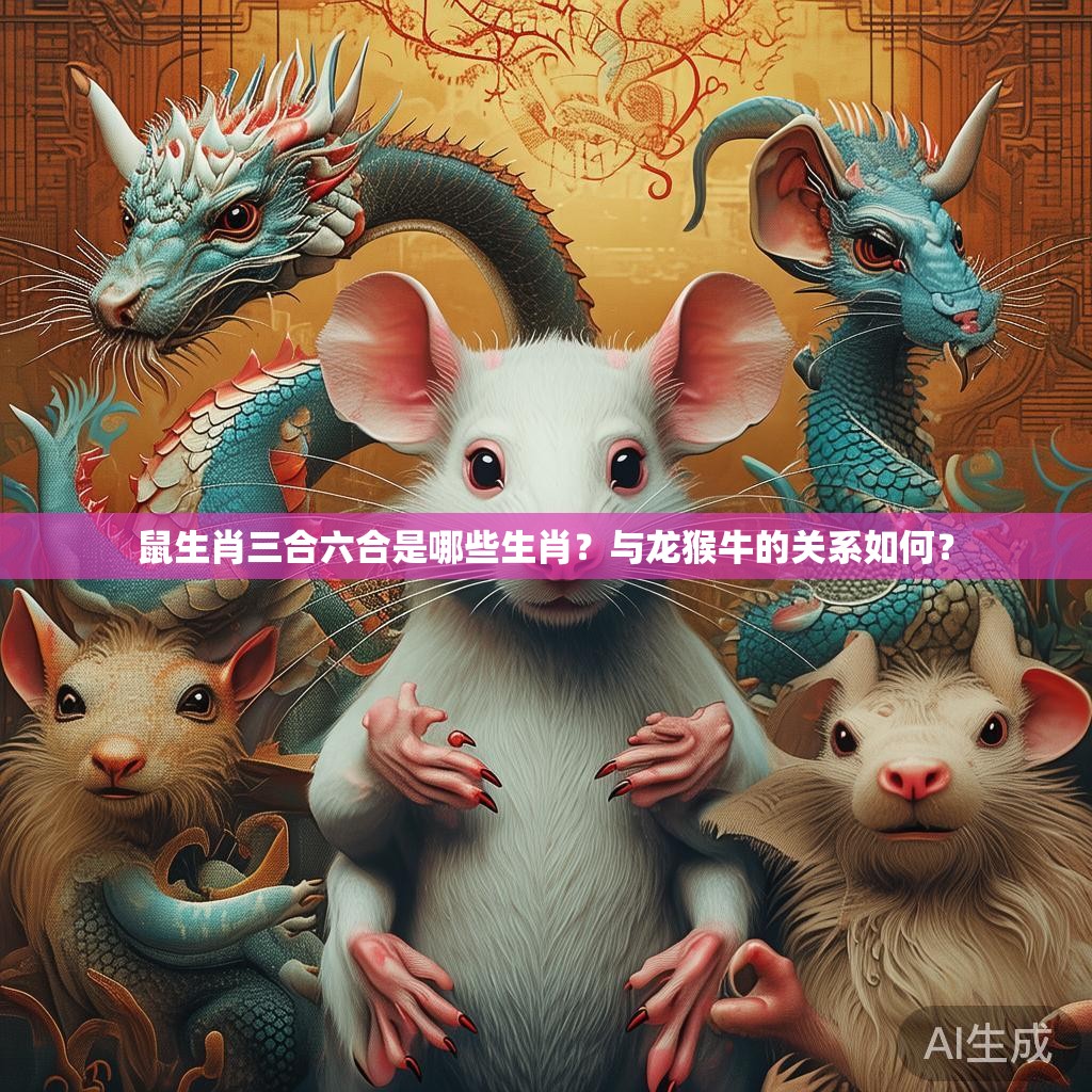 鼠生肖三合六合是哪些生肖？与龙猴牛的关系如何？