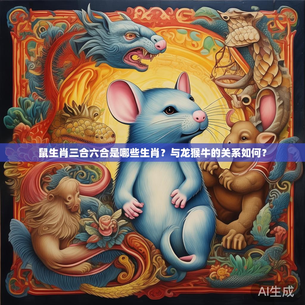 鼠生肖三合六合是哪些生肖？与龙猴牛的关系如何？