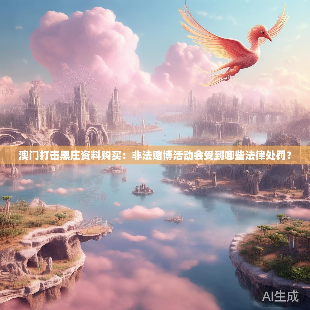 澳门打击黑庄资料购买：非法赌博活动会受到哪些法律处罚？