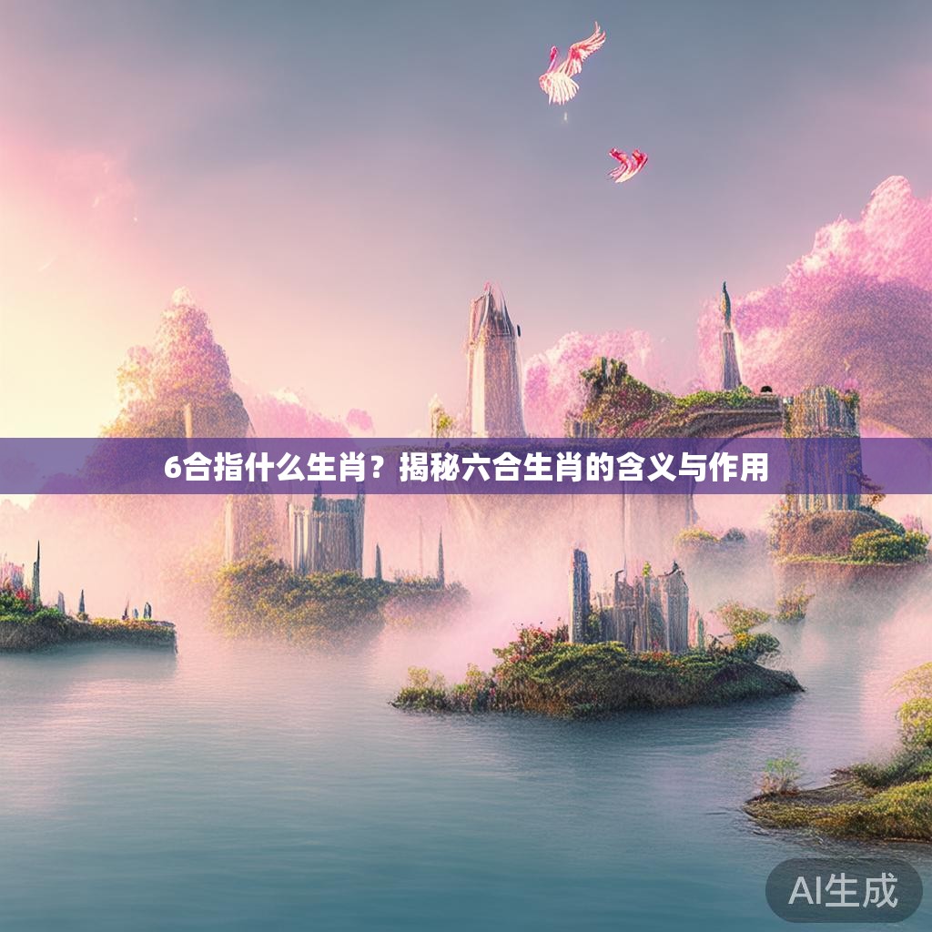 6合指什么生肖？揭秘六合生肖的含义与作用
