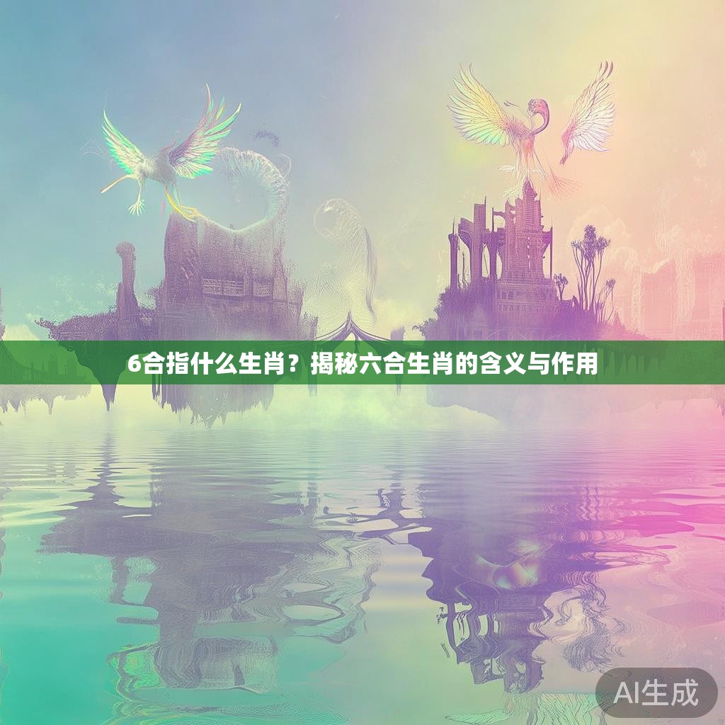 6合指什么生肖？揭秘六合生肖的含义与作用