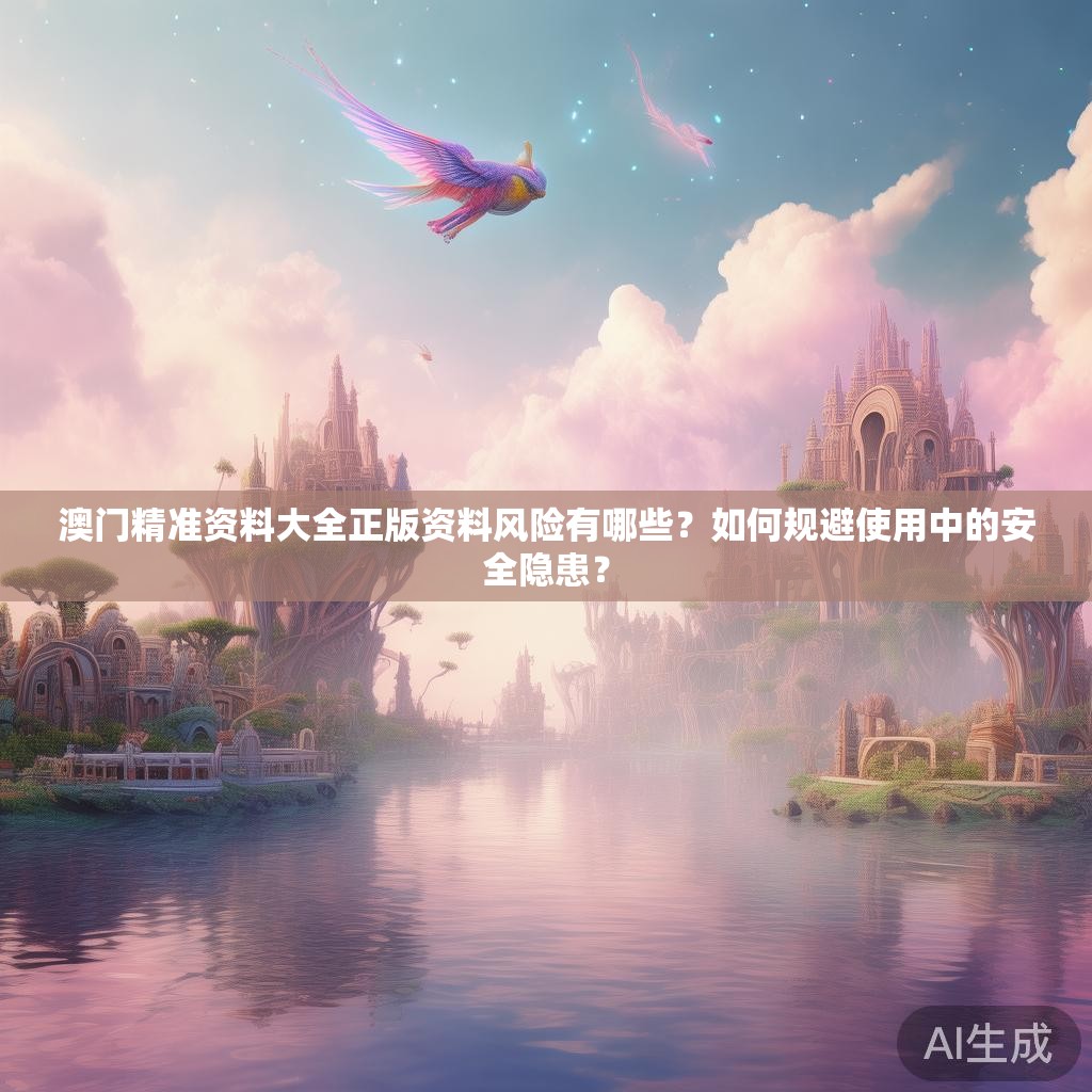 澳门精准资料大全正版资料风险有哪些？如何规避使用中的安全隐患？