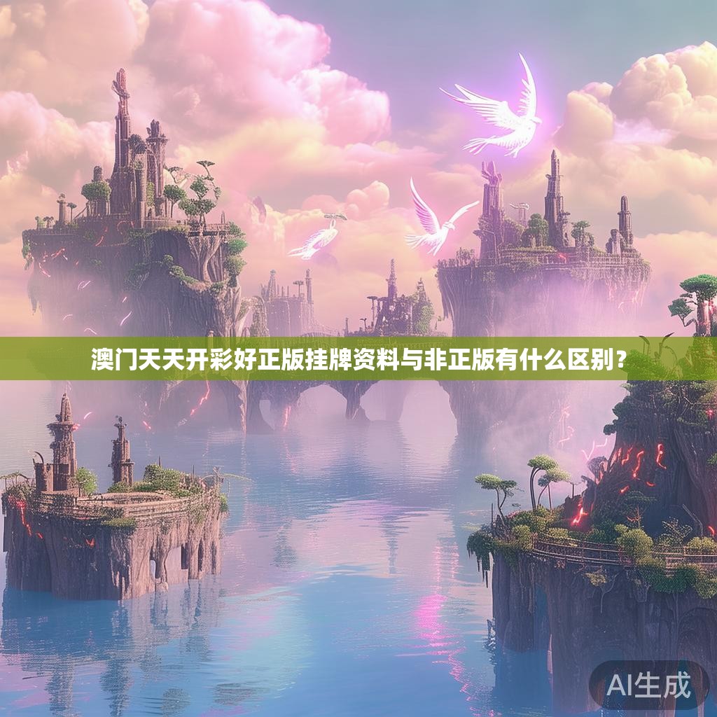 澳门天天开彩好正版挂牌资料与非正版有什么区别? 澳门天天开彩好正版挂牌资料与非正版有什么区别?