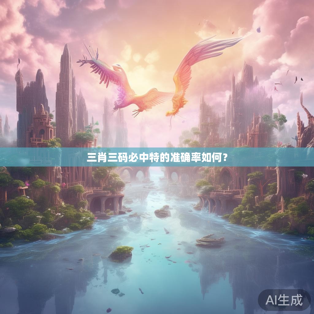 三肖三码必中特的准确率如何？