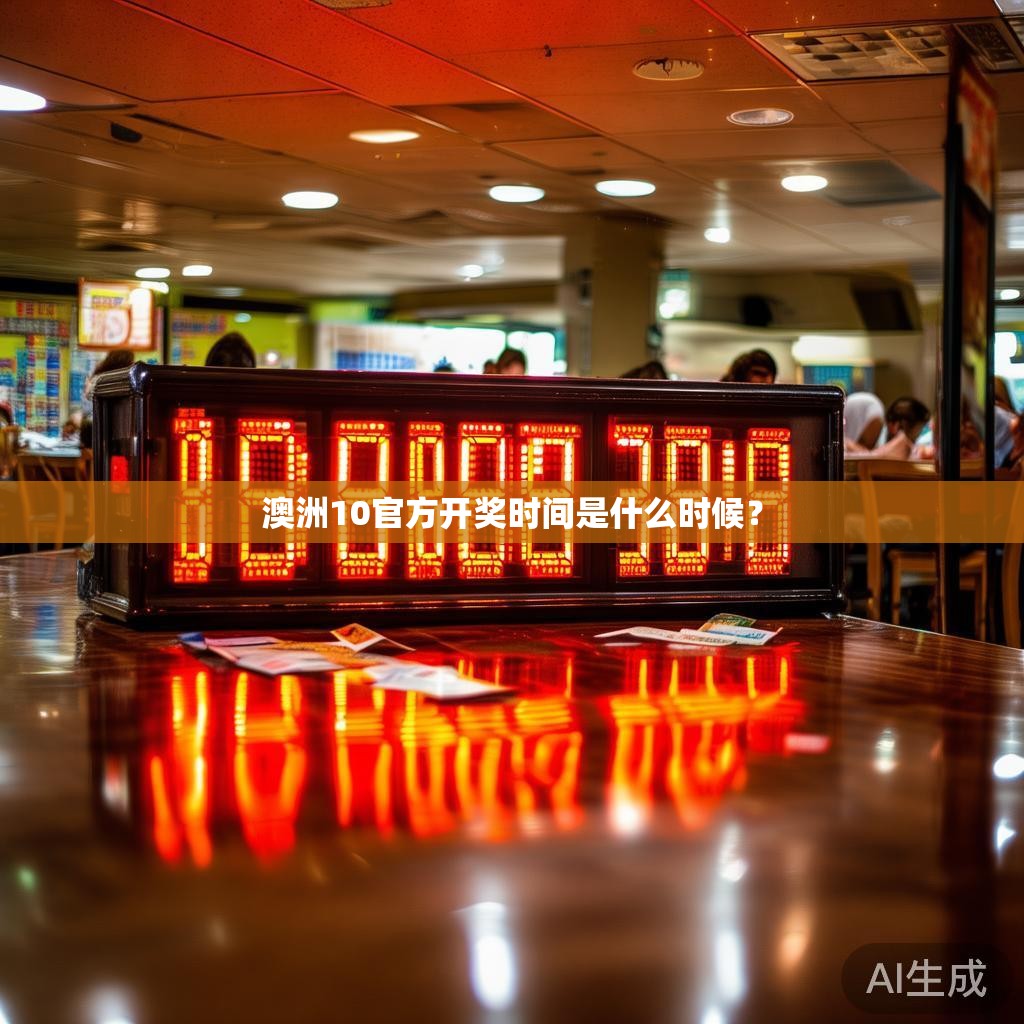 澳洲10官方开奖时间是什么时候？
