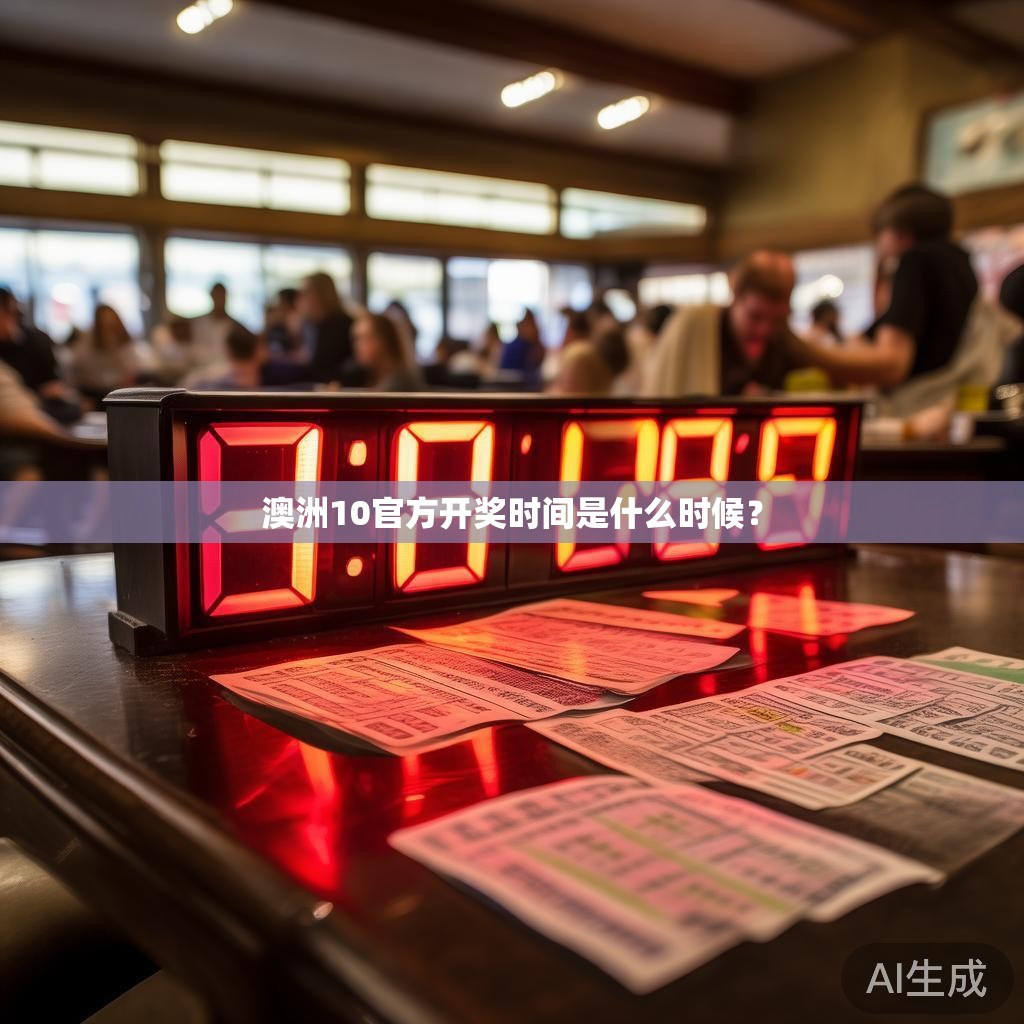 澳洲10官方开奖时间是什么时候？