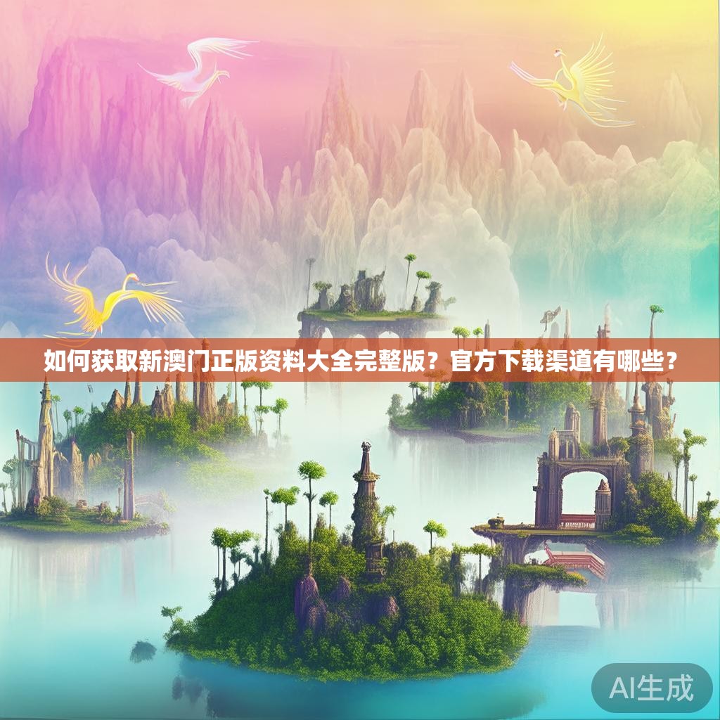 如何获取新澳门正版资料大全完整版？官方下载渠道有哪些？