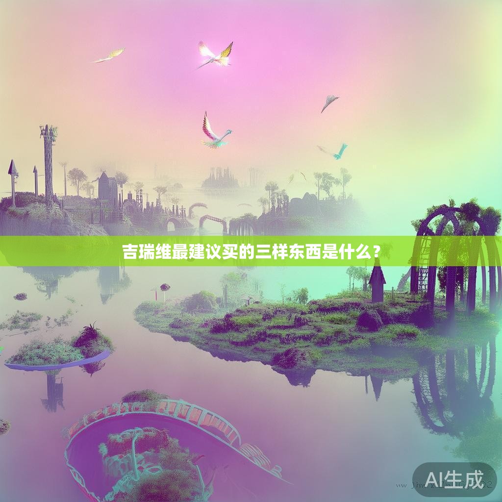 吉瑞维最建议买的三样东西是什么？