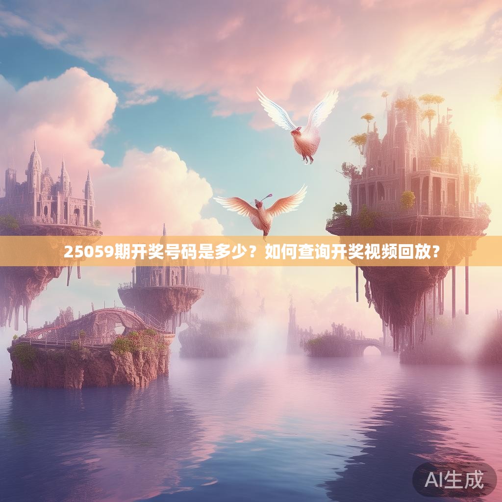 25059期开奖号码是多少？如何查询开奖视频回放？