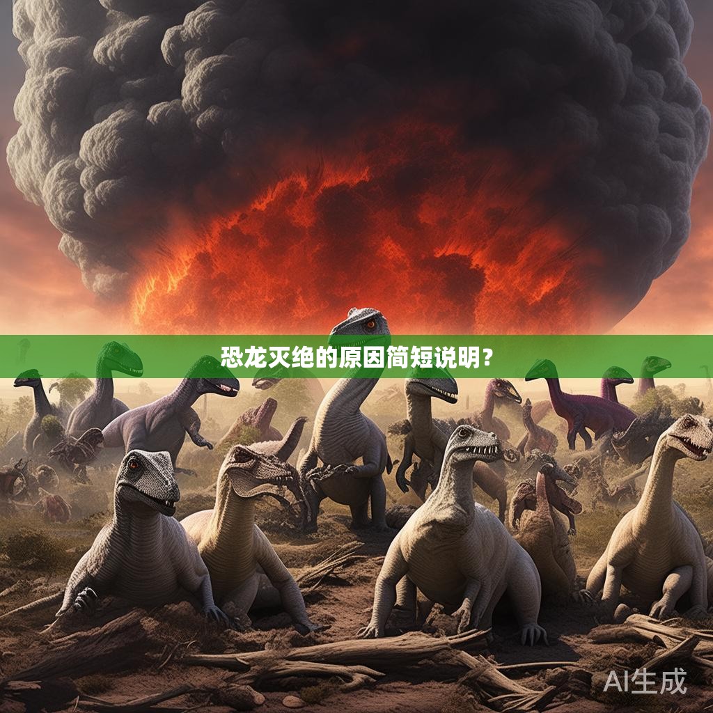 恐龙灭绝的原因简短说明？