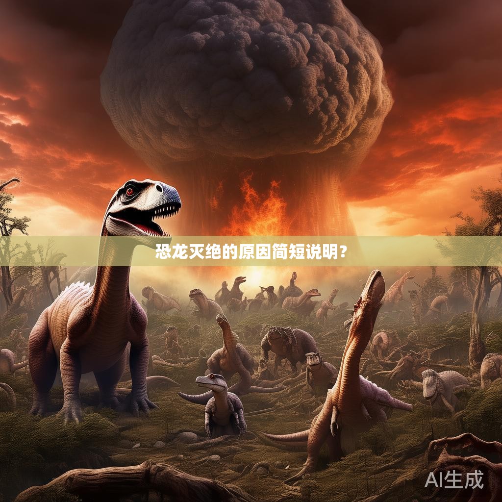 恐龙灭绝的原因简短说明？