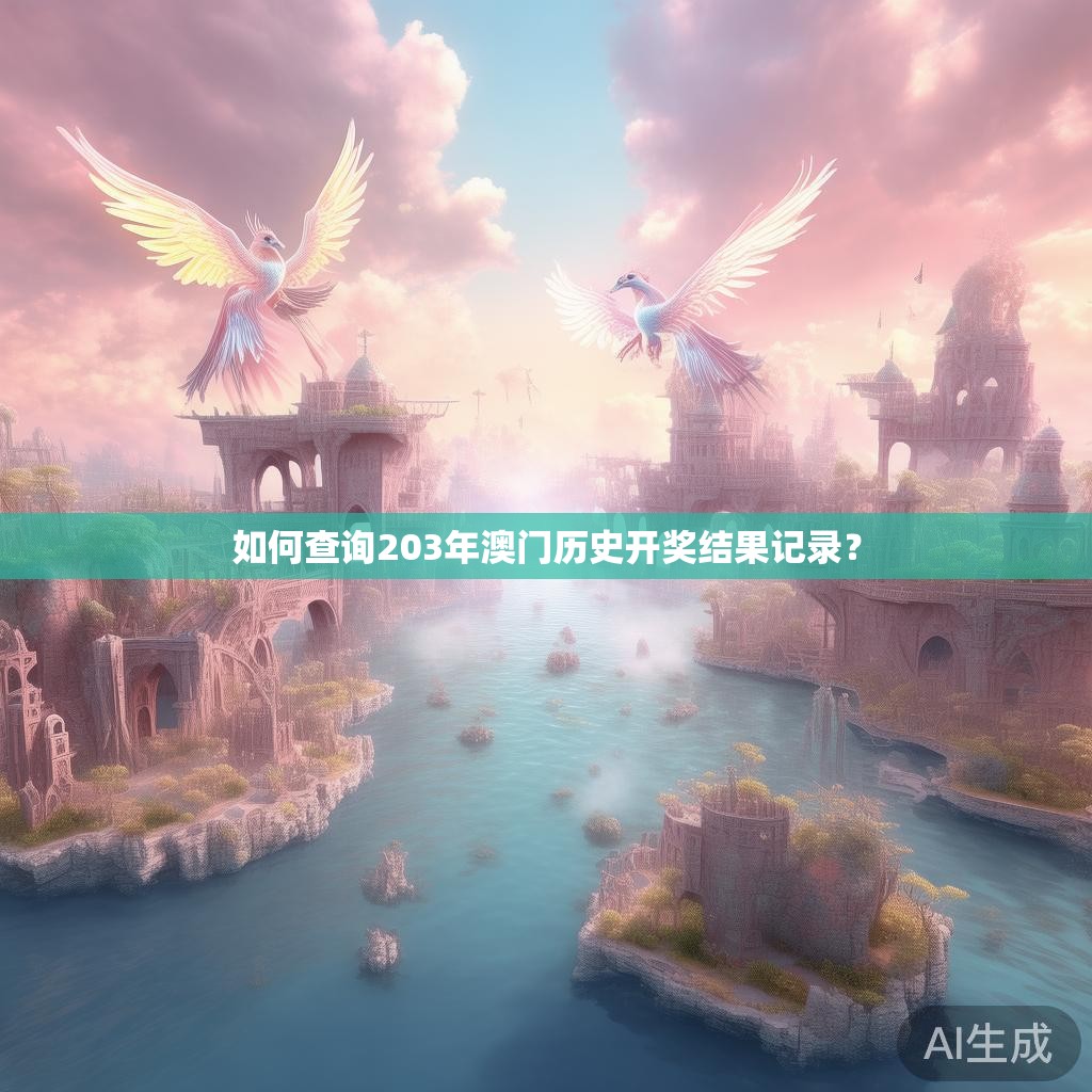 如何查询203年澳门历史开奖结果记录? 如何查询203年澳门历史开奖结果记录?