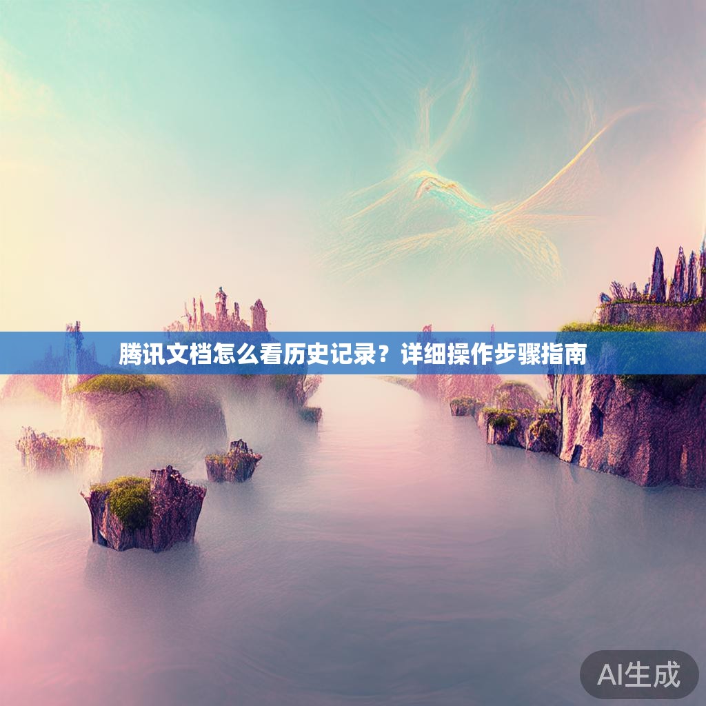 腾讯文档怎么看历史记录？详细操作步骤指南