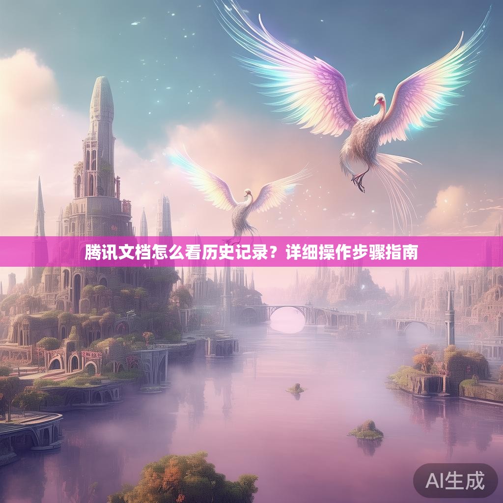 腾讯文档怎么看历史记录？详细操作步骤指南