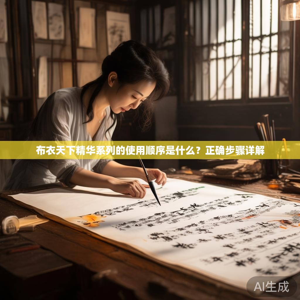 布衣天下精华系列的使用顺序是什么？正确步骤详解