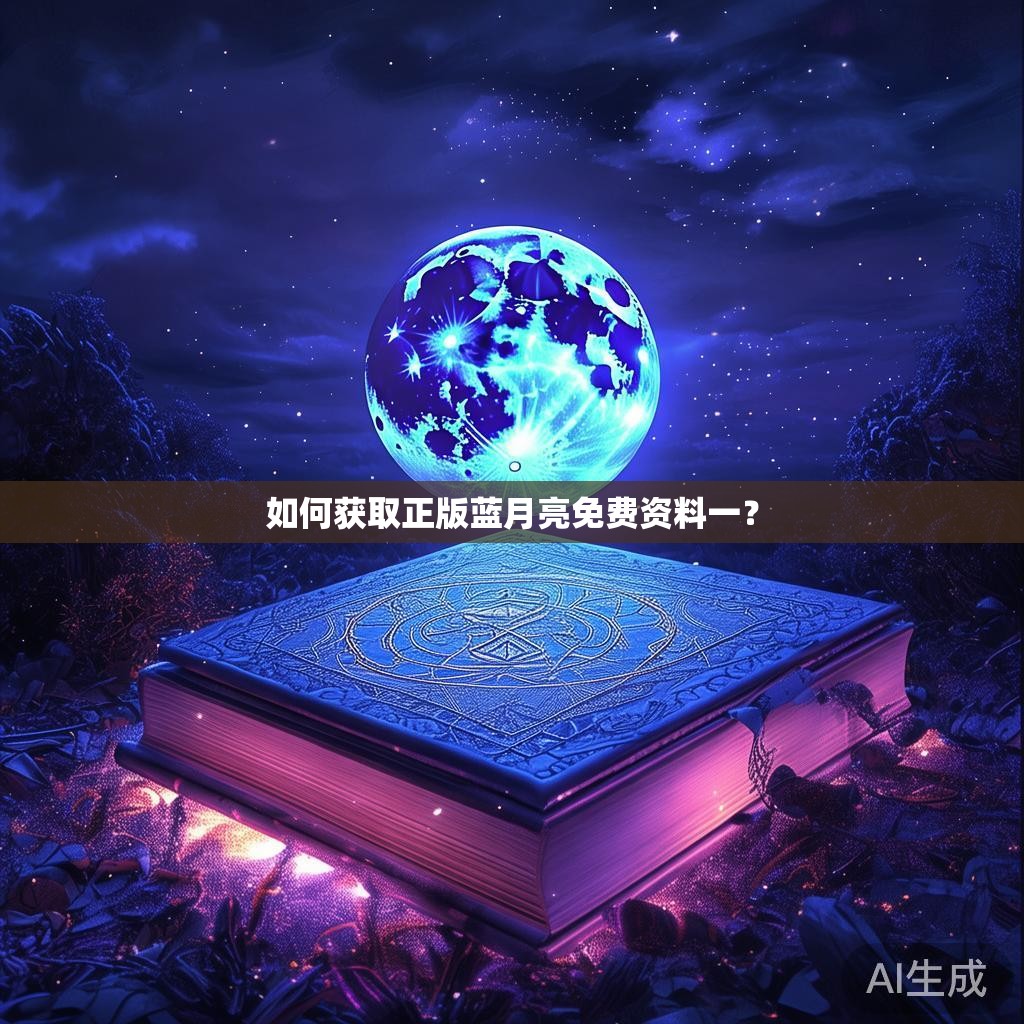 如何获取正版蓝月亮免费资料一？