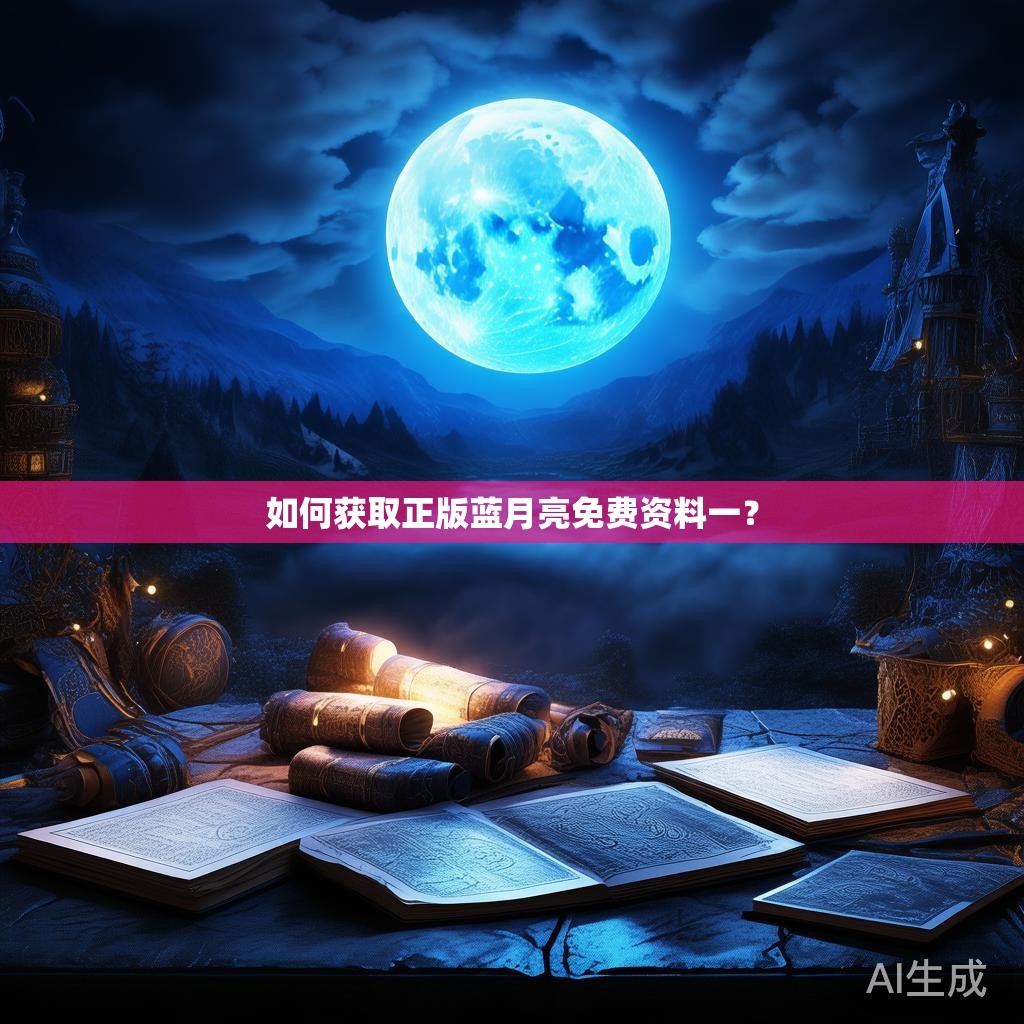 如何获取正版蓝月亮免费资料一？
