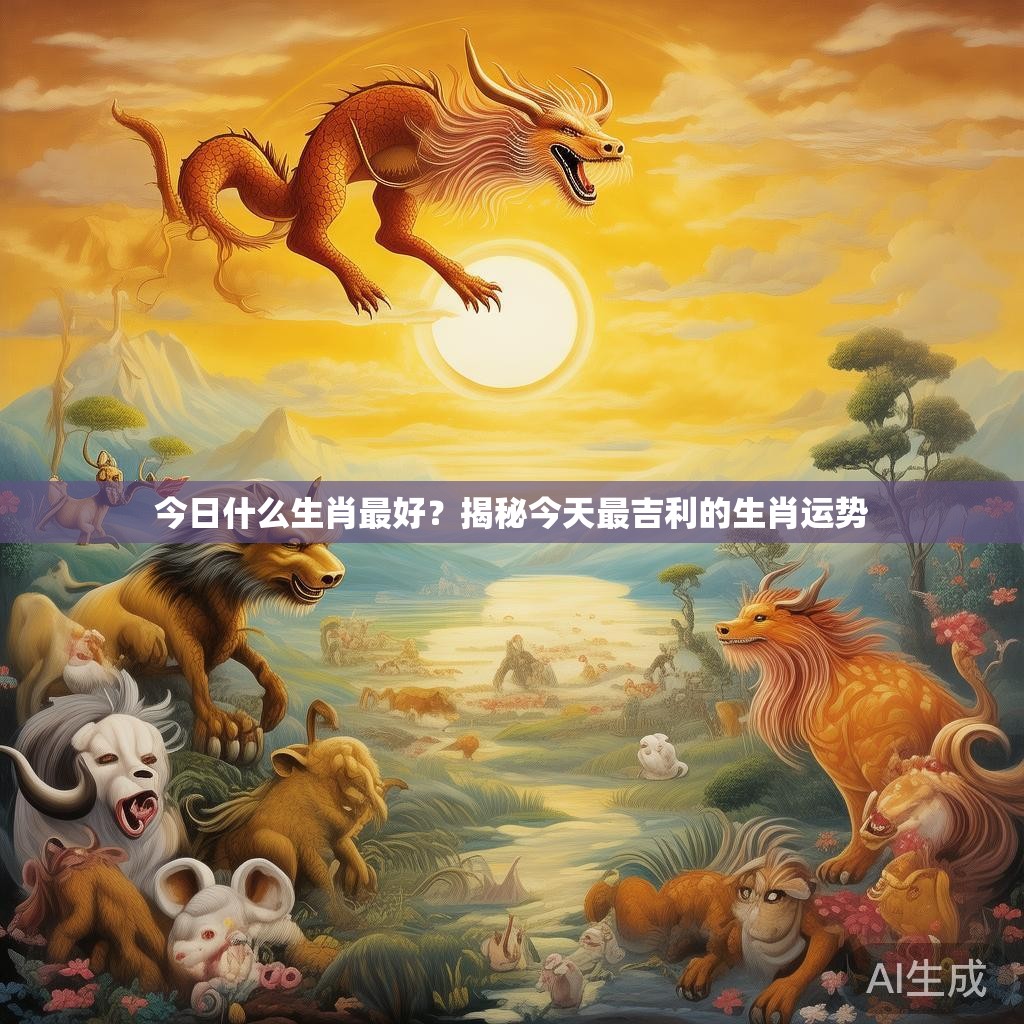 今日什么生肖最好？揭秘今天最吉利的生肖运势