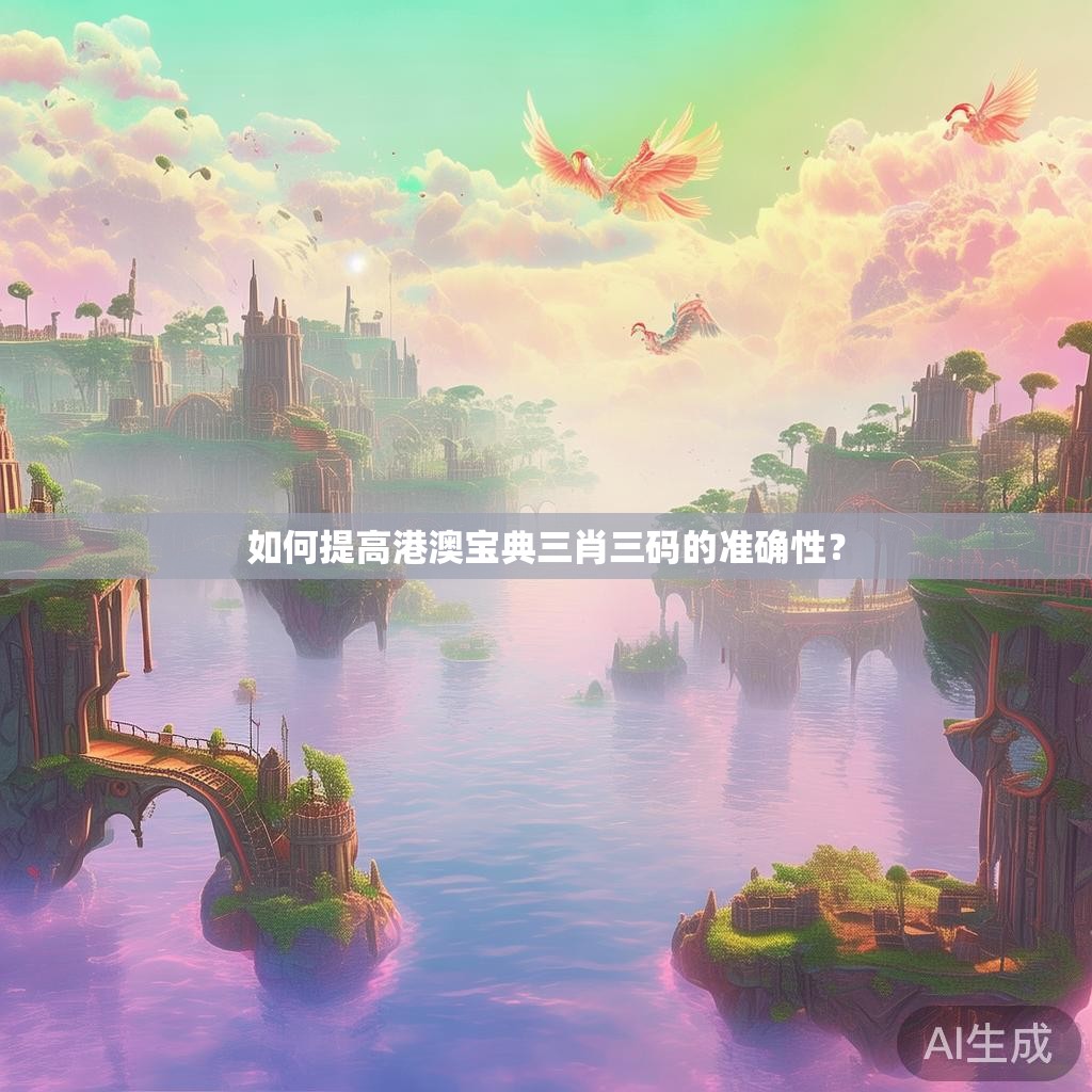 如何提高港澳宝典三肖三码的准确性？