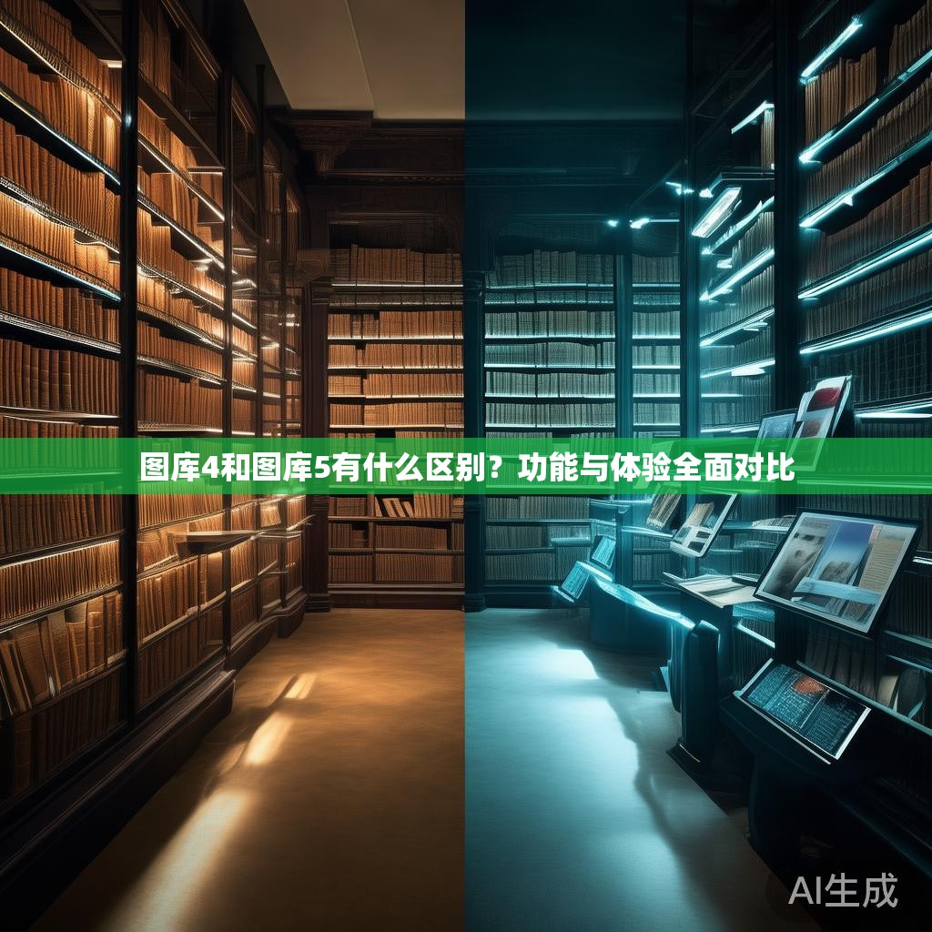 图库4和图库5有什么区别？功能与体验全面对比
