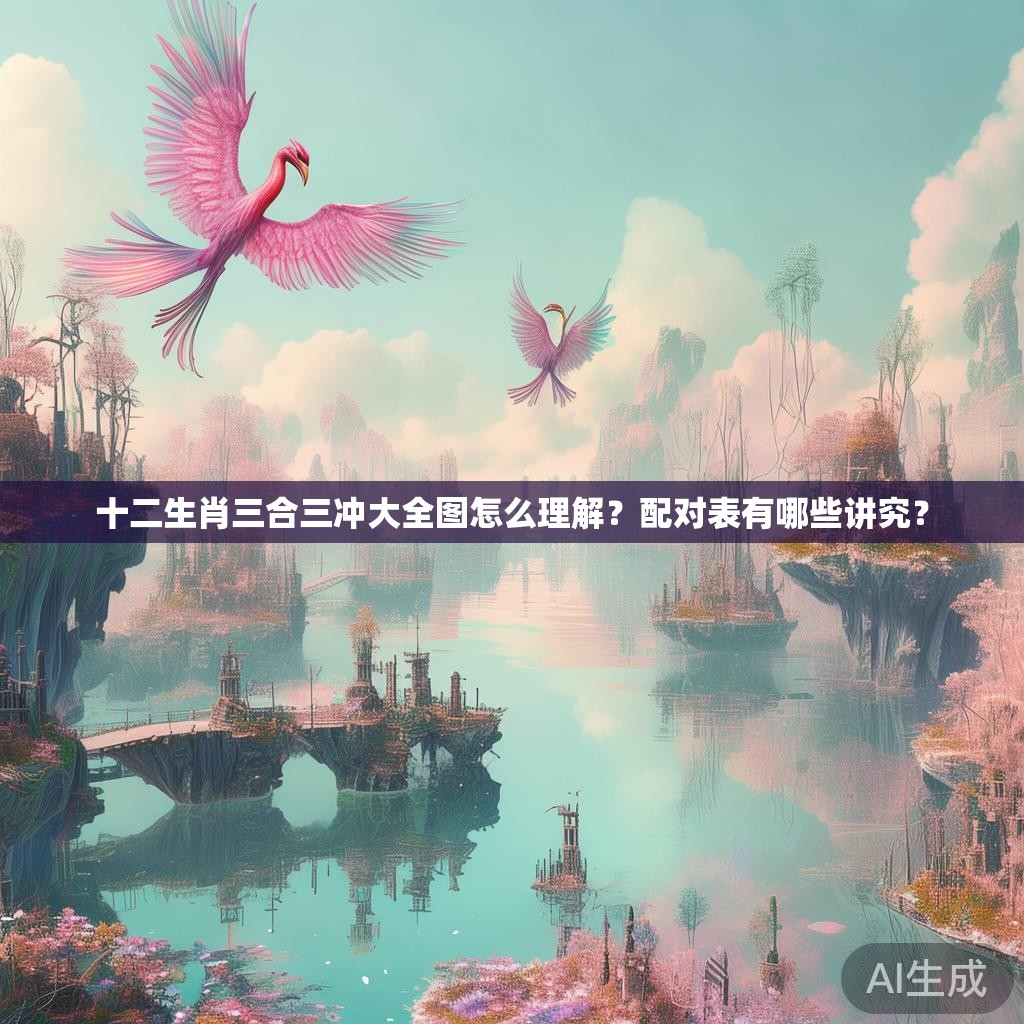 十二生肖三合三冲大全图怎么理解？配对表有哪些讲究？