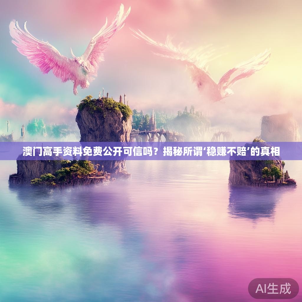 澳门高手资料免费公开可信吗？揭秘所谓‘稳赚不赔’的真相