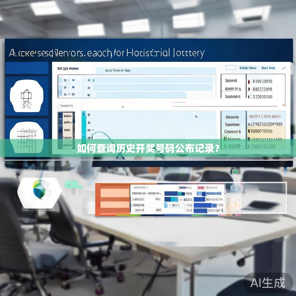 如何查询历史开奖号码公布记录？