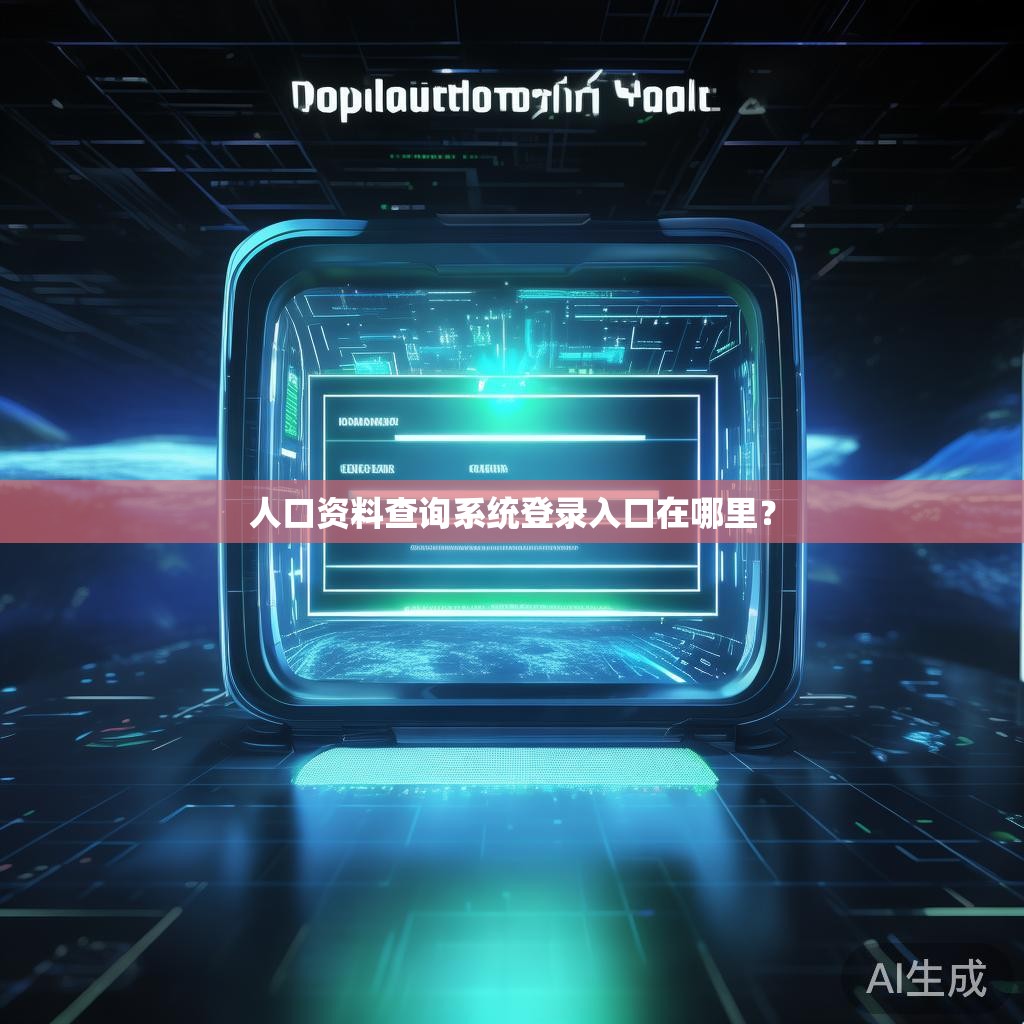 人口资料查询系统登录入口在哪里？