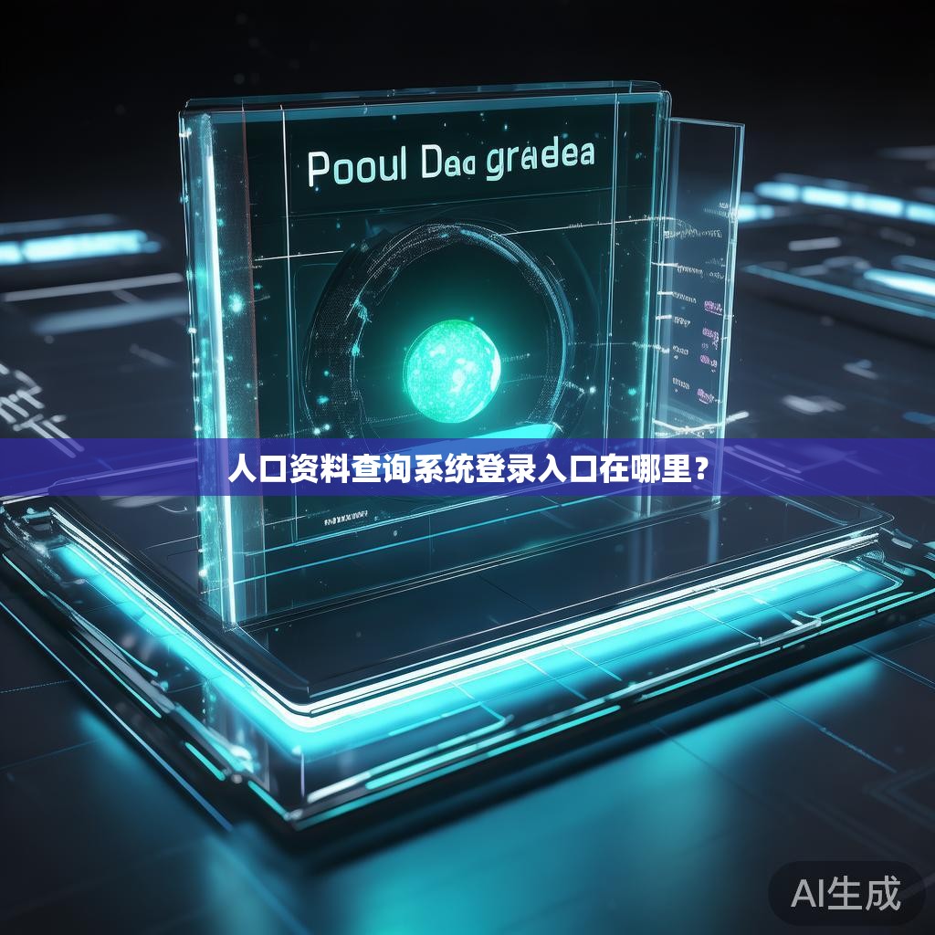人口资料查询系统登录入口在哪里？