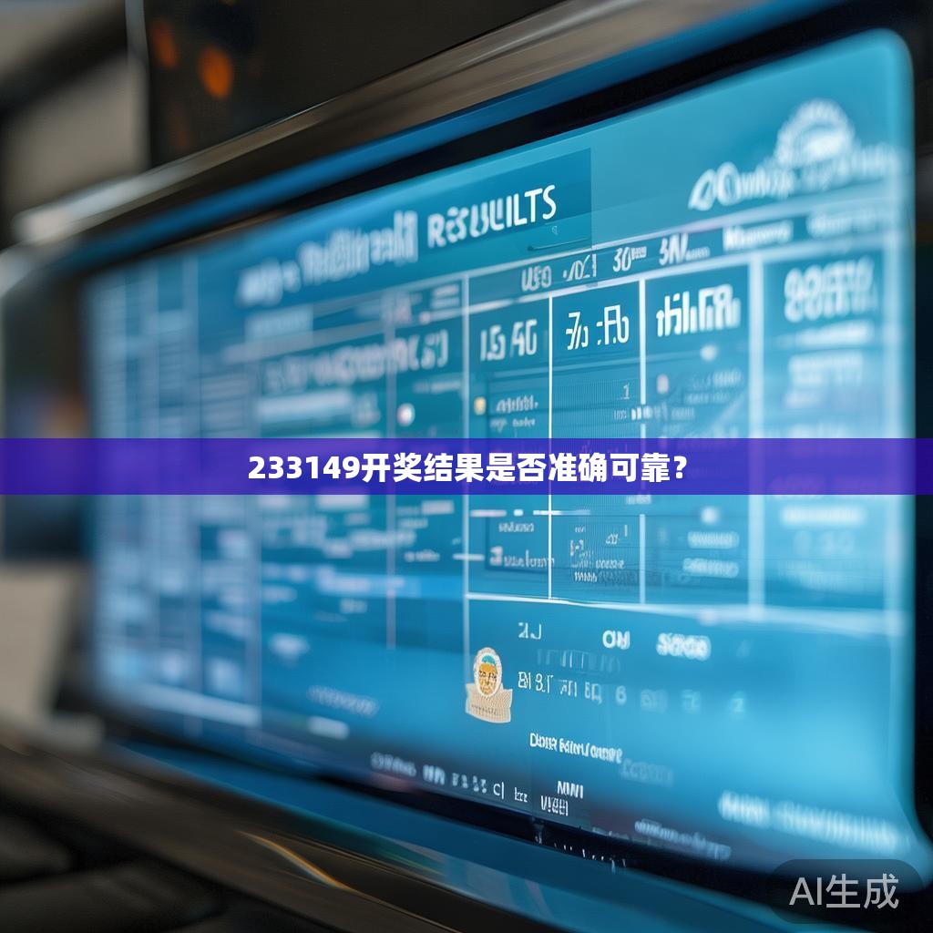 233149开奖结果是否准确可靠？