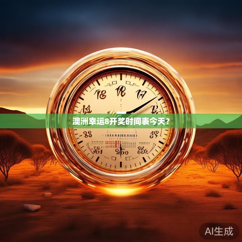 澳洲幸运8开奖时间表今天？