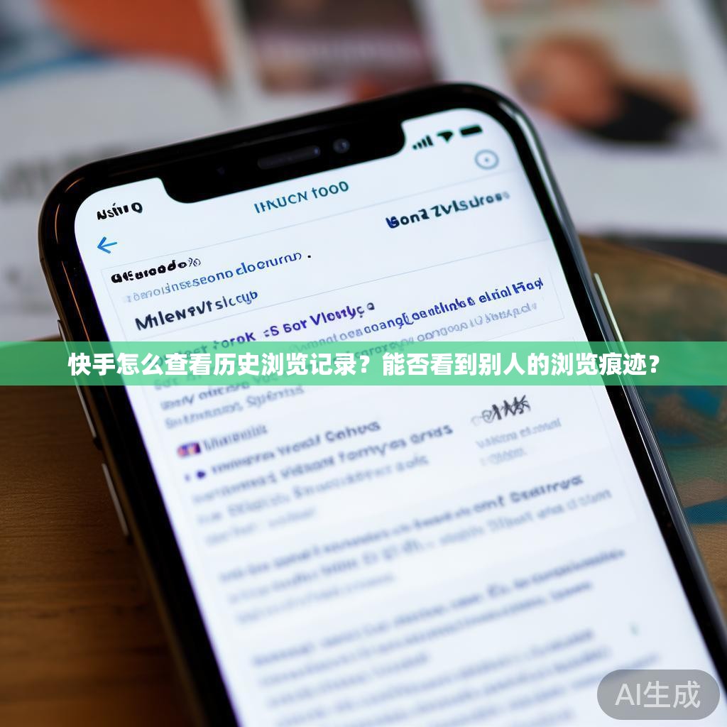 快手怎么查看历史浏览记录？能否看到别人的浏览痕迹？