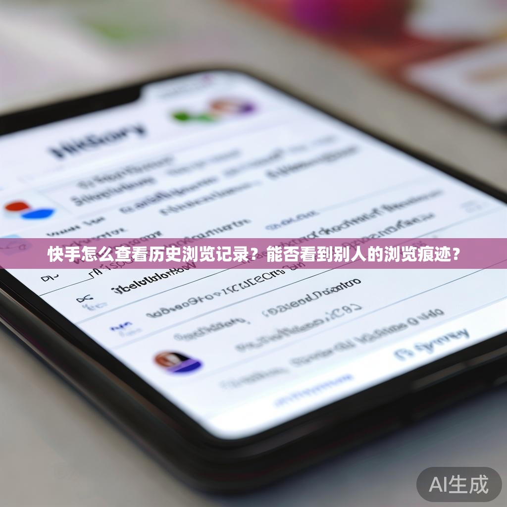 快手怎么查看历史浏览记录？能否看到别人的浏览痕迹？