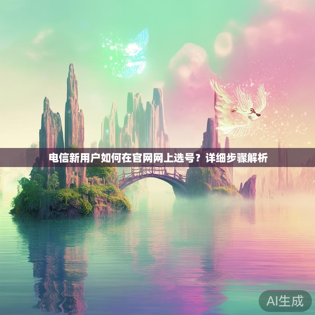 电信新用户如何在官网网上选号？详细步骤解析
