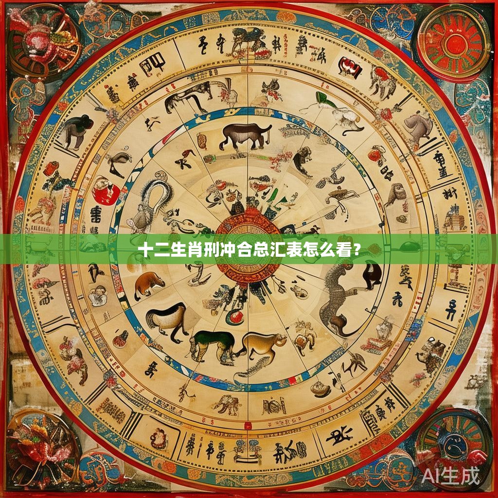 十二生肖刑冲合总汇表怎么看？