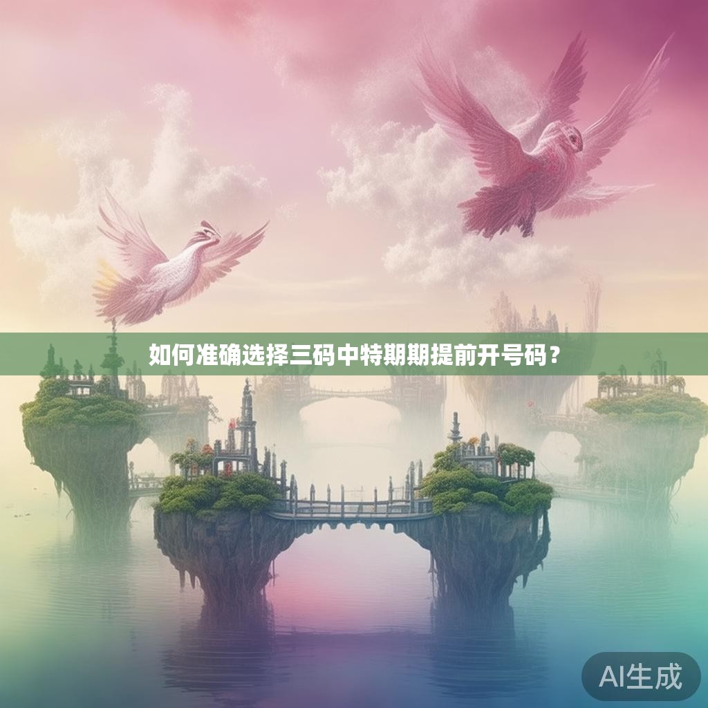 如何准确选择三码中特期期提前开号码？