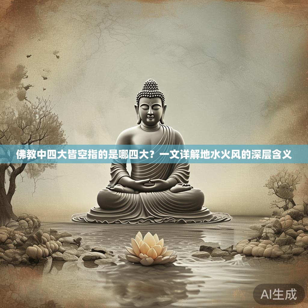 佛教中四大皆空指的是哪四大？一文详解地水火风的深层含义