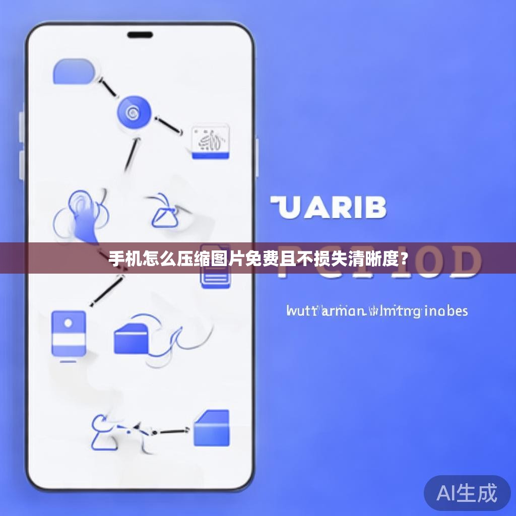 手机怎么压缩图片免费且不损失清晰度？