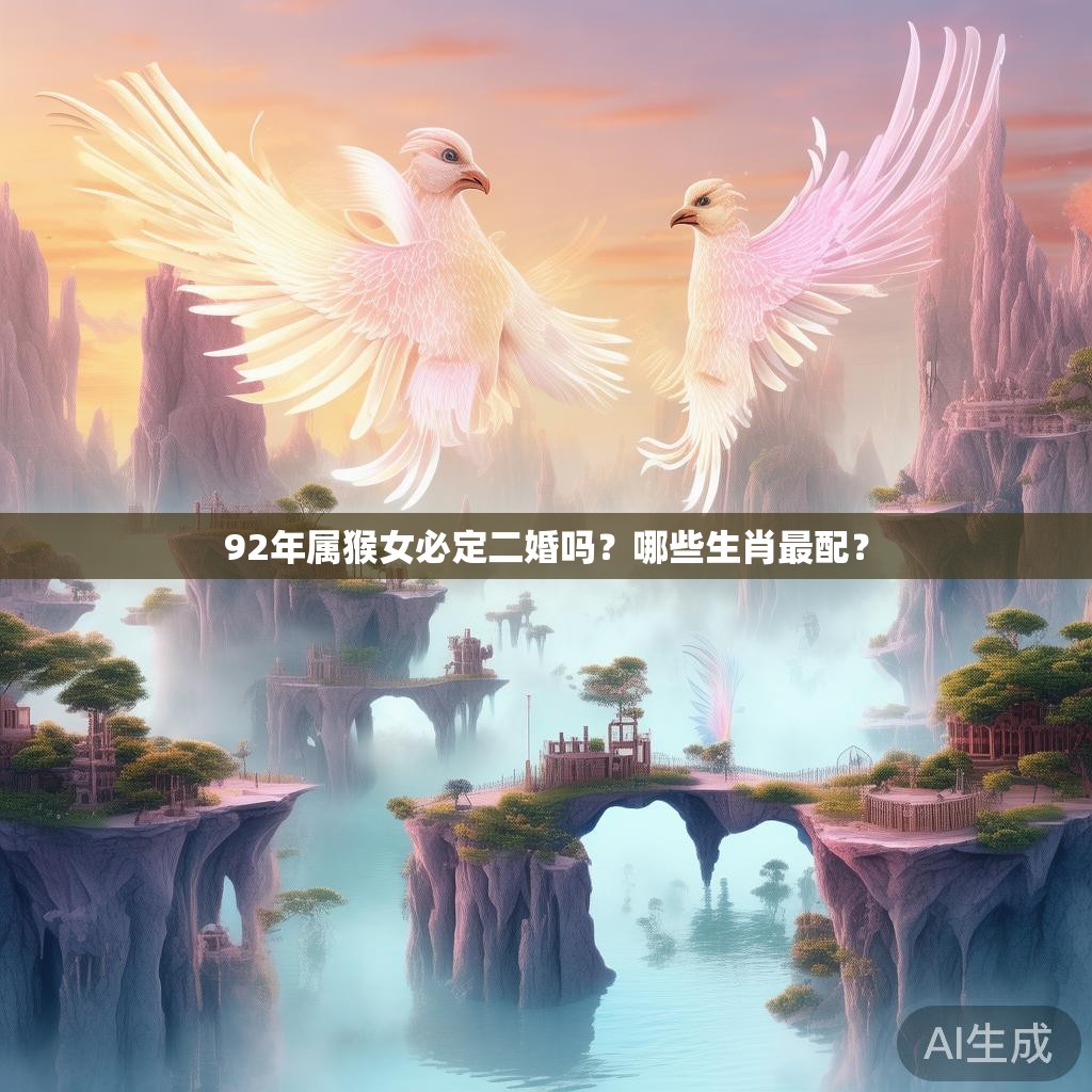 92年属猴女必定二婚吗？哪些生肖最配？