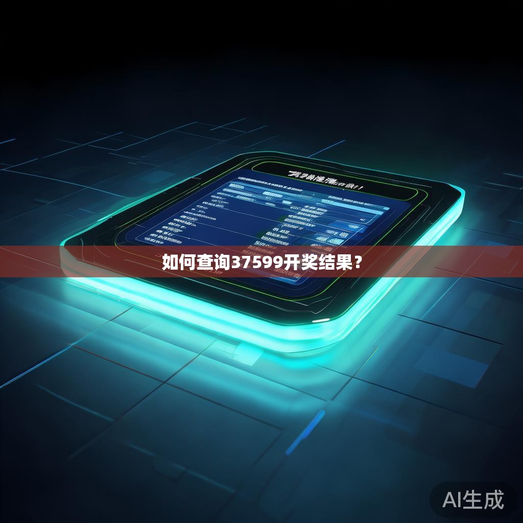 如何查询37599开奖结果？