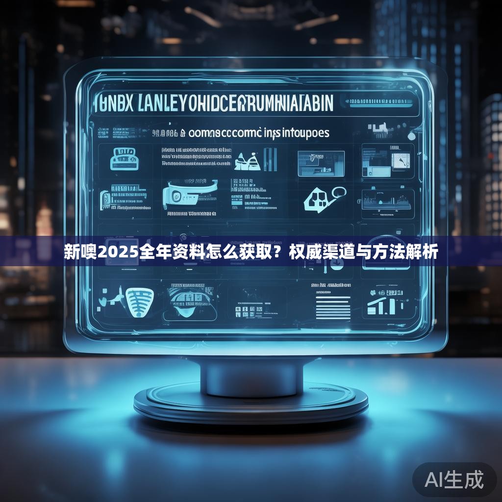 新噢2025全年资料怎么获取？权威渠道与方法解析