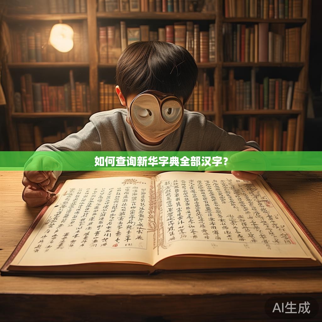 如何查询新华字典全部汉字？